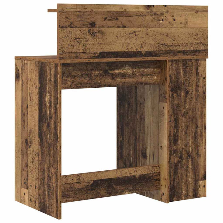 Bord med hylde Gammelt træ 90 x 48 x 101,5 cm Konstrueret træ