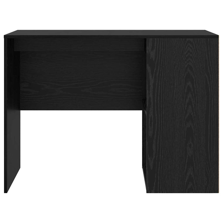 Bord med hylde Sort eg 102 x 50 x 75 cm Konstrueret træ