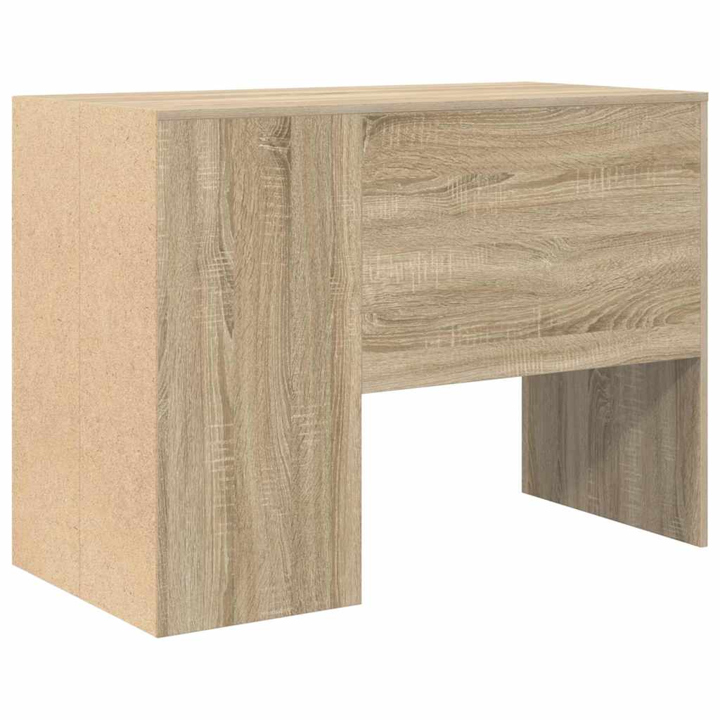 Bord med hylde Sonoma eg 102 x 50 x 75 cm Konstrueret træ