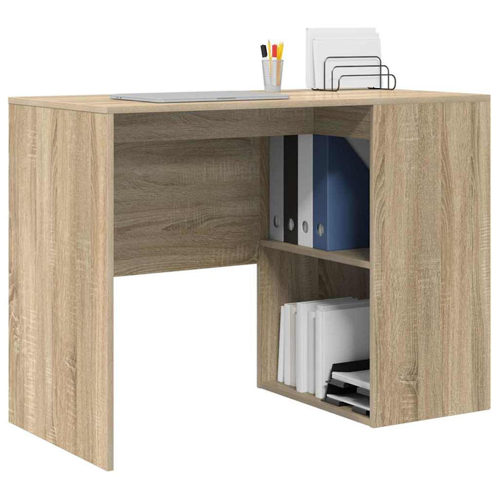Bord med hylde Sonoma eg 102 x 50 x 75 cm Konstrueret træ