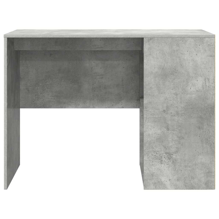Bord med hylde Beton Grå 102 x 50 x 75 cm Konstrueret træ