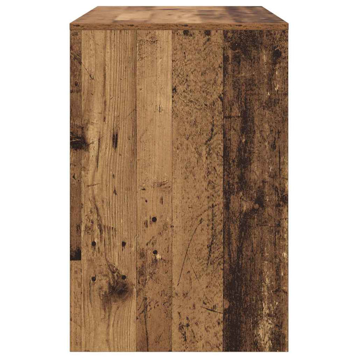 Bord med hylde Gammelt træ 102 x 50 x 75 cm Konstrueret træ