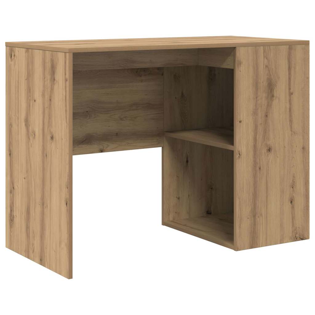 Bord med hylde Artisan Egetræ 102 x 50 x 75 cm Konstrueret træ