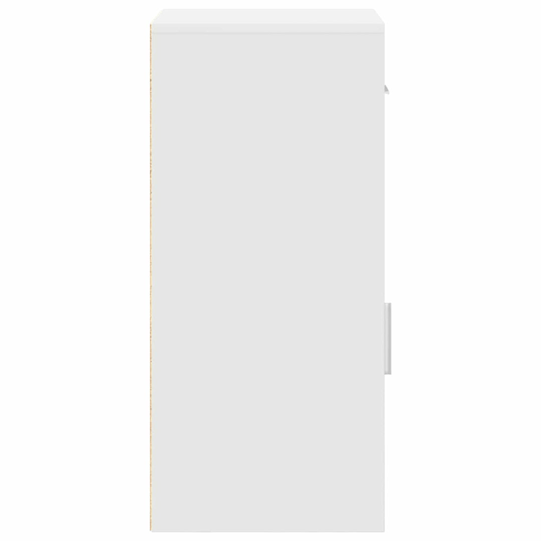 Sideboard med skuffe Hvid 38 x 34 x 75 cm
