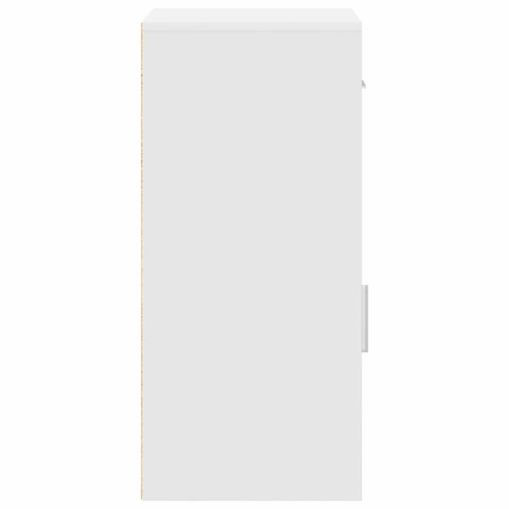 Sideboard med skuffe Hvid 38 x 34 x 75 cm