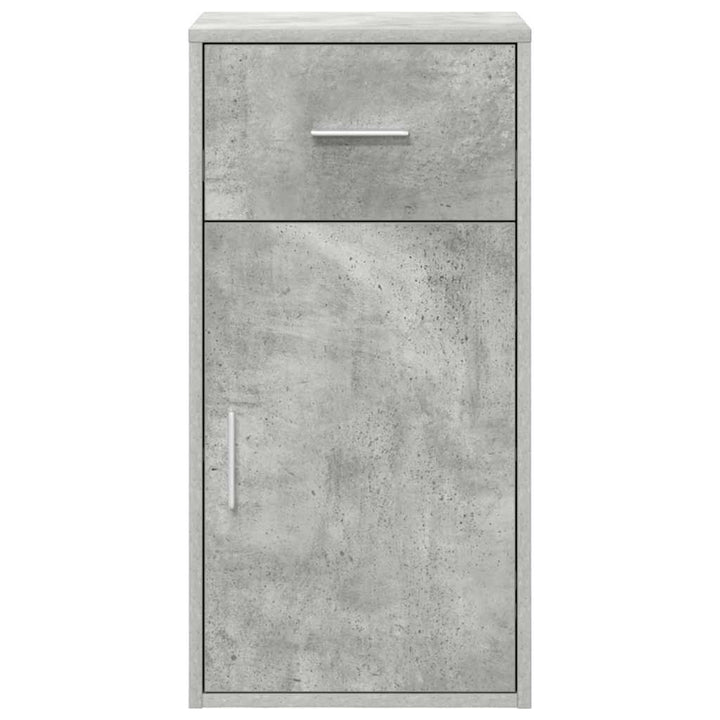 Sideboard med skuffe Beton Grå 38 x 34 x 75 cm
