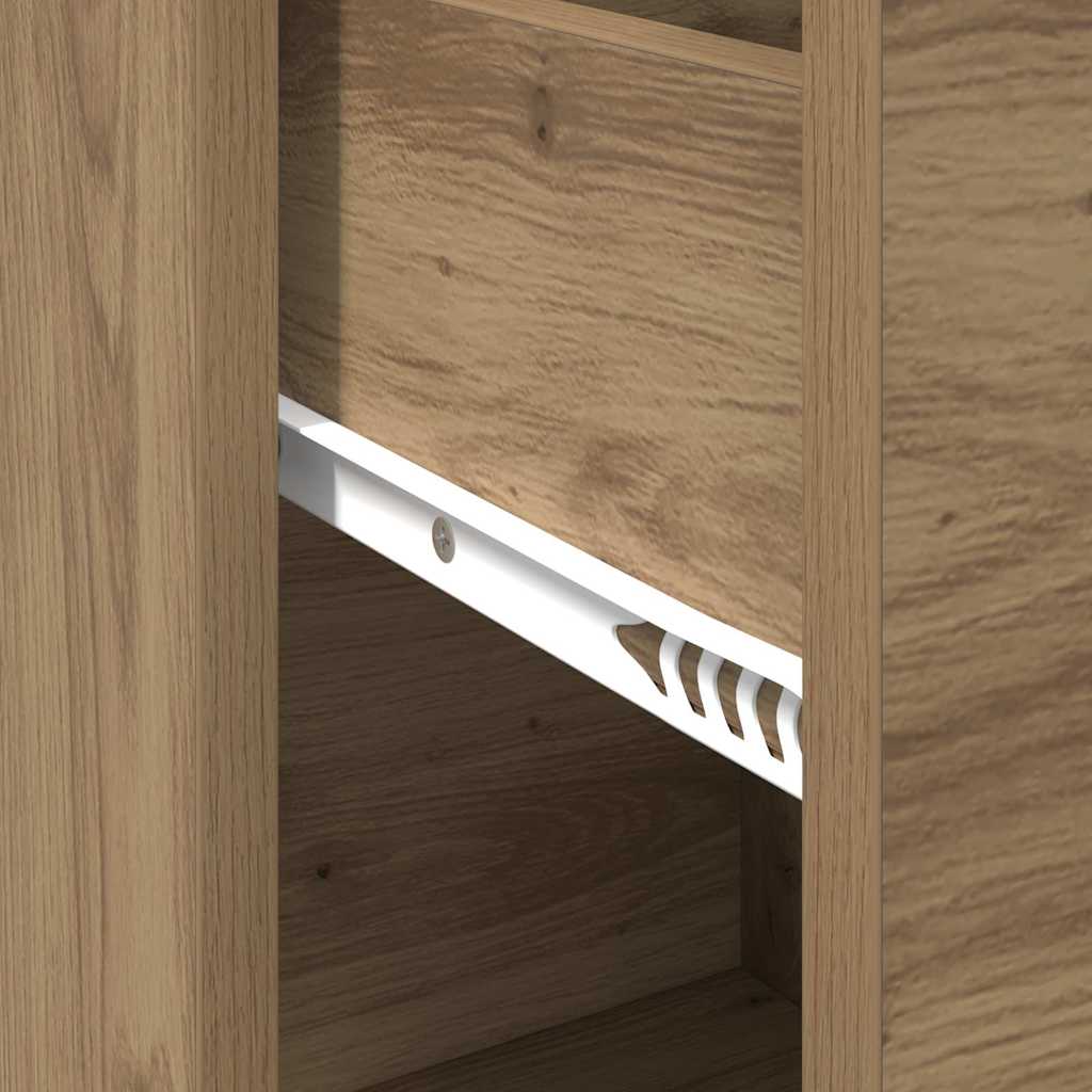 Sideboard med skuffe Artisan Egetræ 38 x 34 x 75 cm