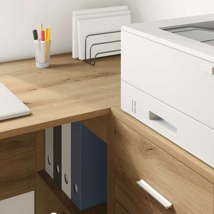 Sideboard med skuffe Artisan Egetræ 38 x 34 x 75 cm
