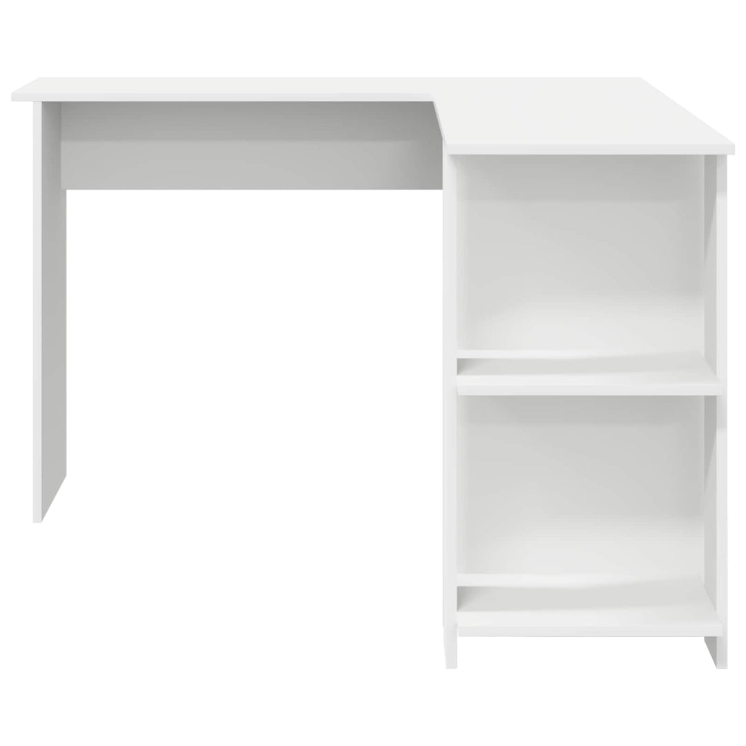 Hjørneskrivebord Hvid 140 x 113,5 x 75 cm Konstrueret træ