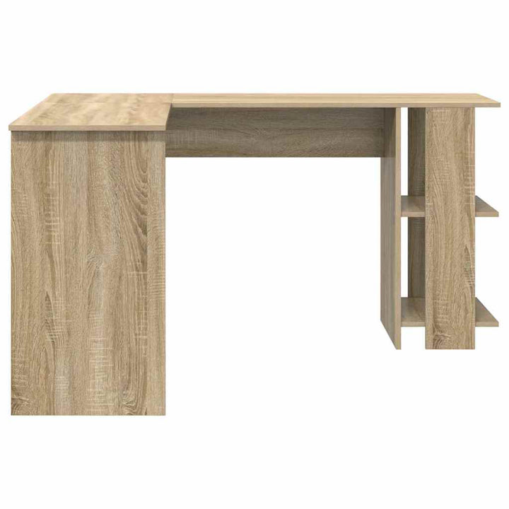 Hjørneskrivebord Sonoma eg 140 x 113,5 x 75 cm Konstrueret træ