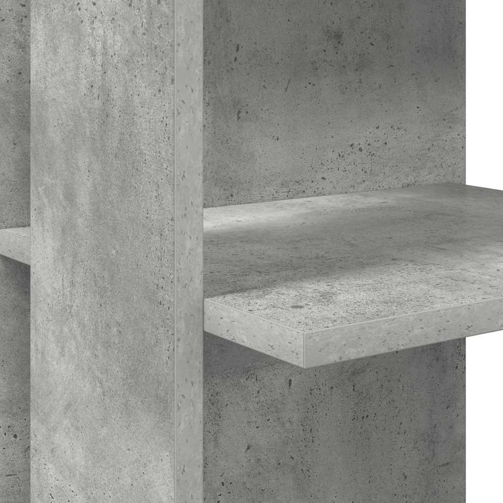 Hjørneskrivebord Beton Grå Konstrueret træ 140 x 113,5 x 75 cm