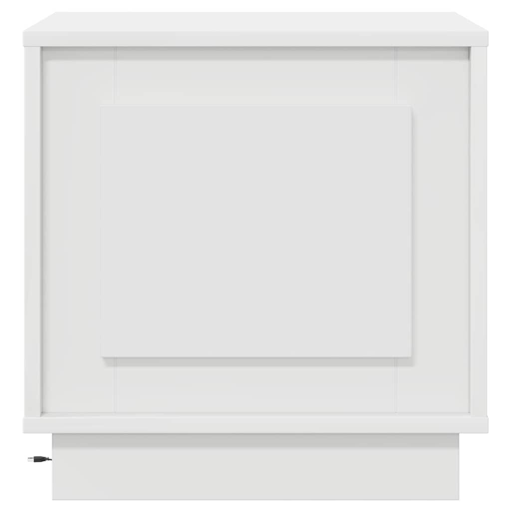 Natskab 2 pcs Hvid 44 x 34,5 x 45 cm Konstrueret træ