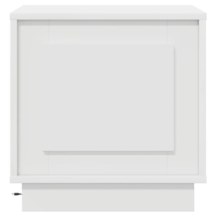 Natskab 2 pcs Hvid 44 x 34,5 x 45 cm Konstrueret træ