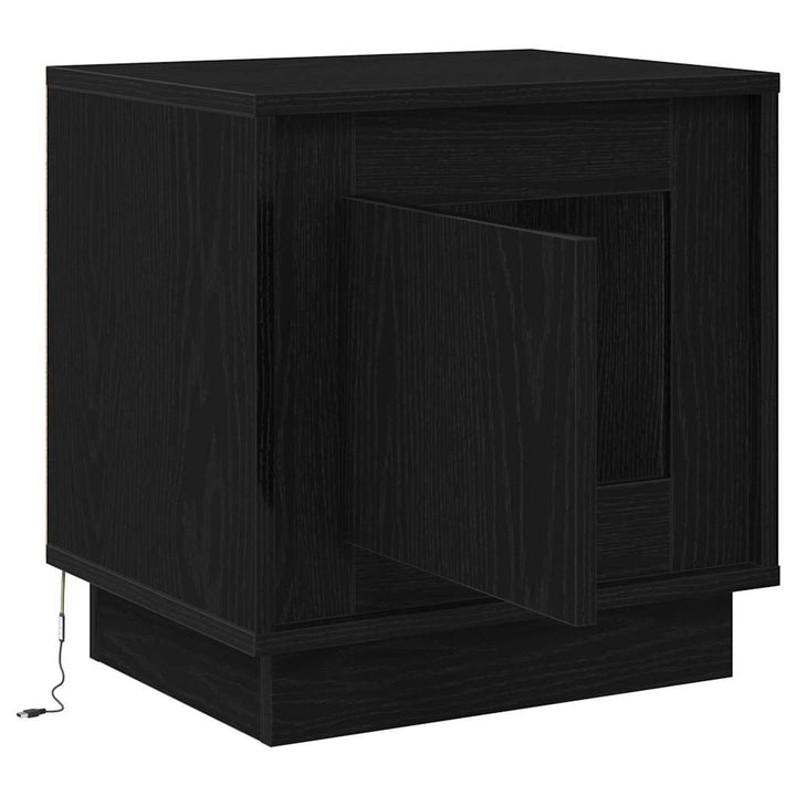 Natskab Sort 44 x 34,5 x 45 cm Konstrueret træ
