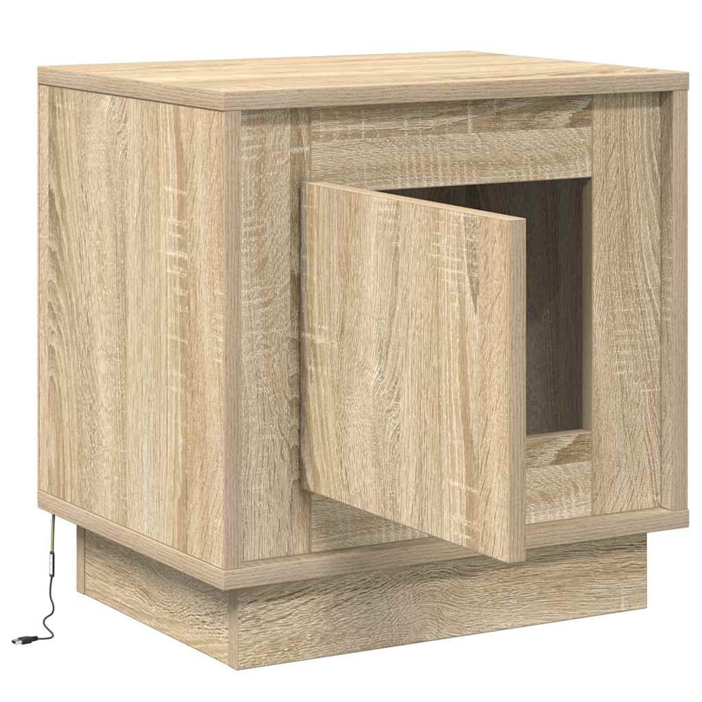 Natskab 2 pcs Sonoma eg 44 x 34,5 x 45 cm Konstrueret træ