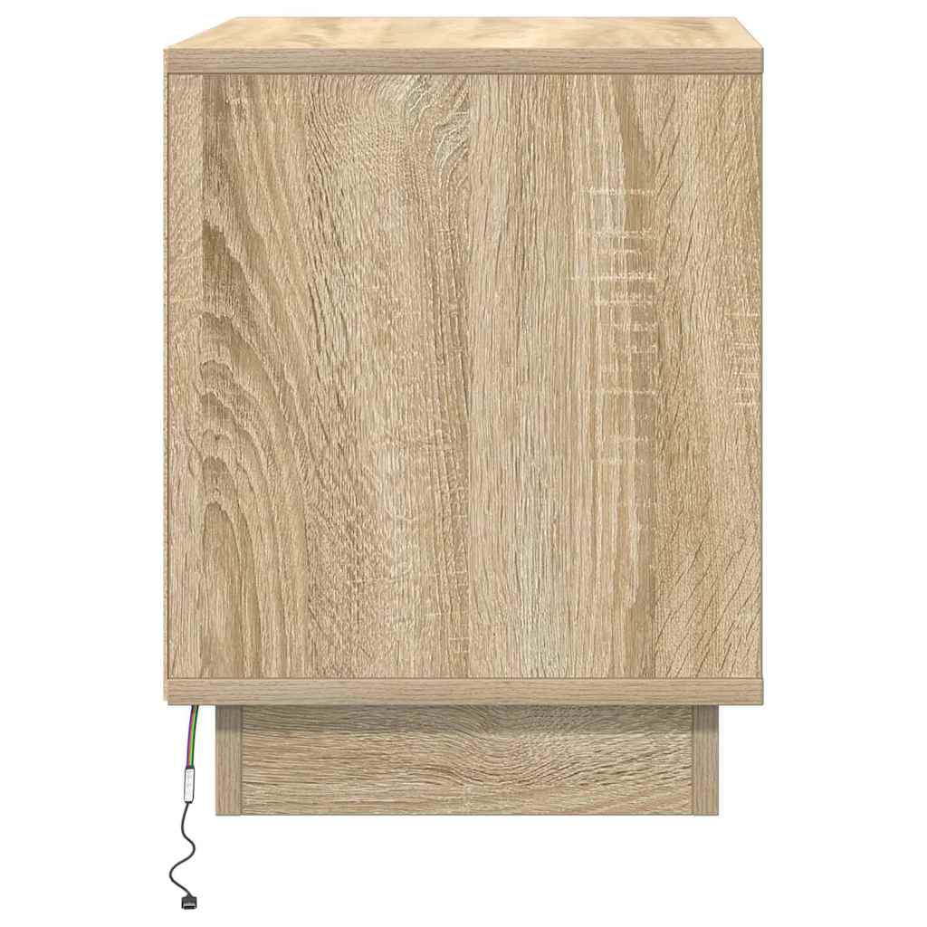 Natskab 2 pcs Sonoma eg 44 x 34,5 x 45 cm Konstrueret træ