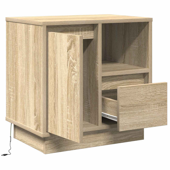 Natskab med skuffe Sonoma eg 50 x 34,5 x 50 cm. Konstrueret træ