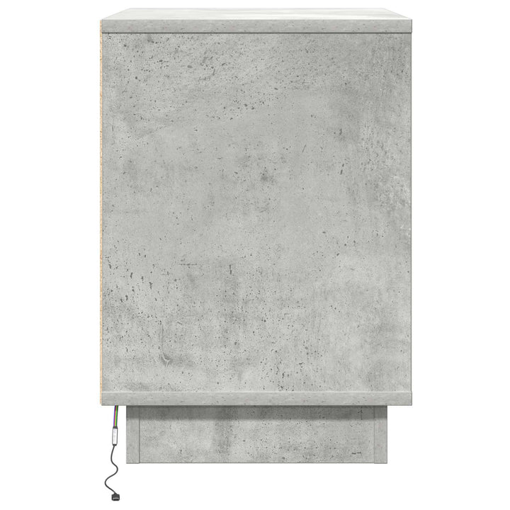 Natskab med skuffe Beton Grå 50 x 34,5 x 50 cm. Konstrueret træ