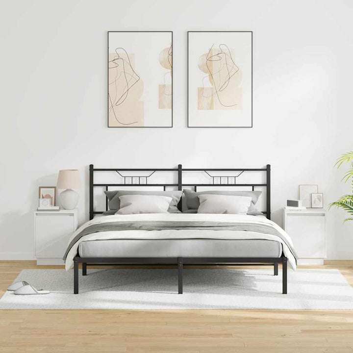 Natskab 2 pcs Hvid 39 x 34,5 x 50 cm Konstrueret træ