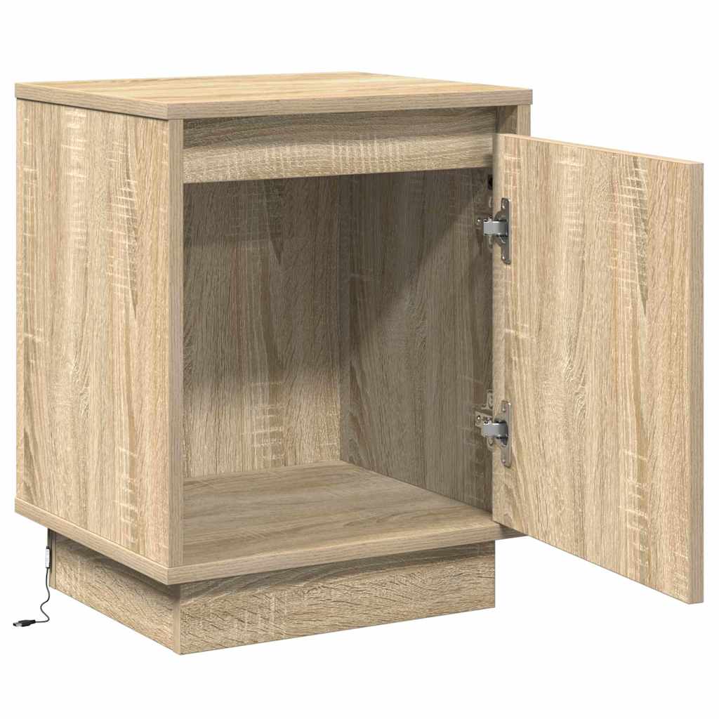 Natskab 2 pcs Sonoma eg 39 x 34,5 x 50 cm Konstrueret træ