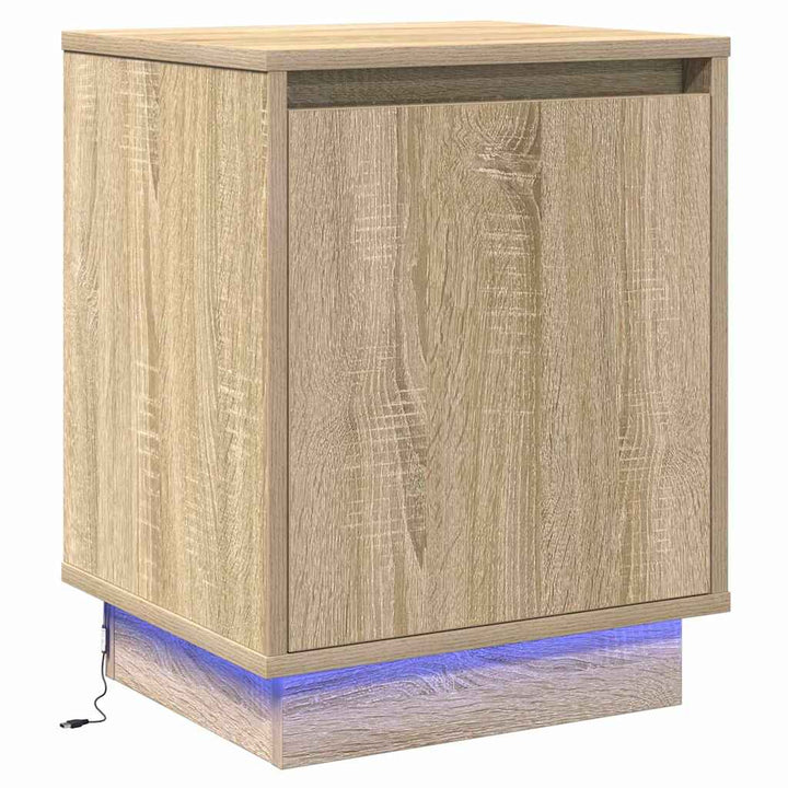 Natskab 2 pcs Sonoma eg 39 x 34,5 x 50 cm Konstrueret træ