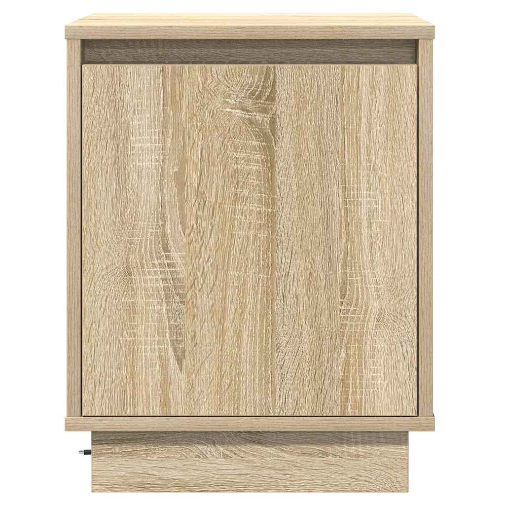 Natskab 2 pcs Sonoma eg 39 x 34,5 x 50 cm Konstrueret træ