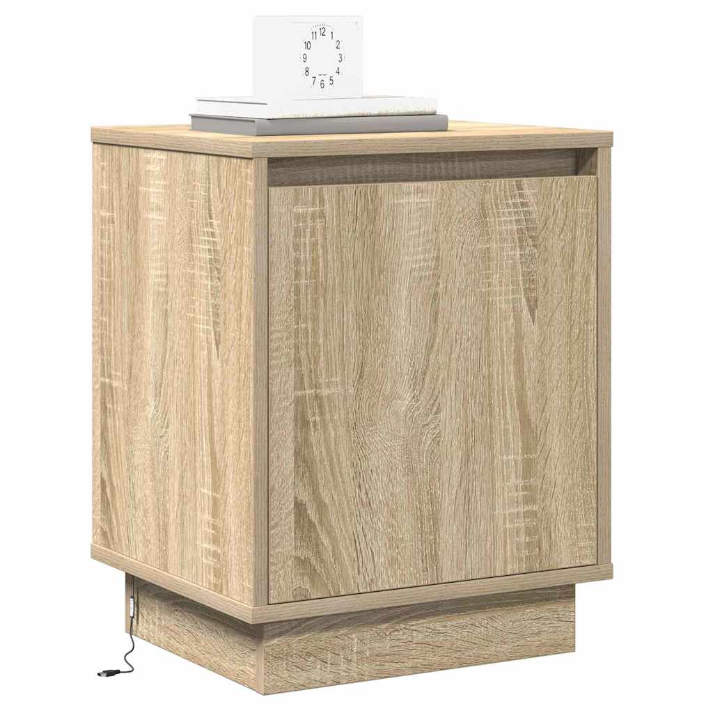 Natskab 2 pcs Sonoma eg 39 x 34,5 x 50 cm Konstrueret træ