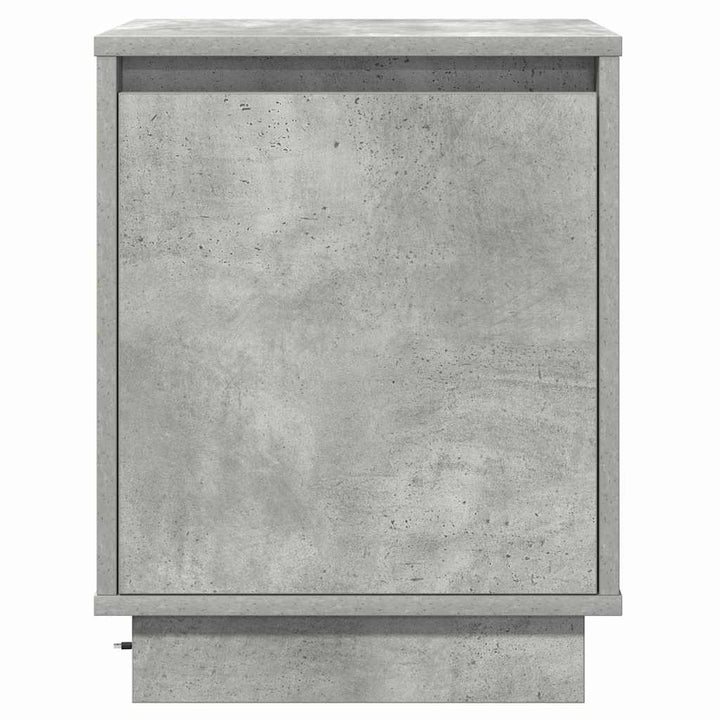 Natskab 2 pcs Beton Grå 39 x 34,5 x 50 cm Konstrueret træ