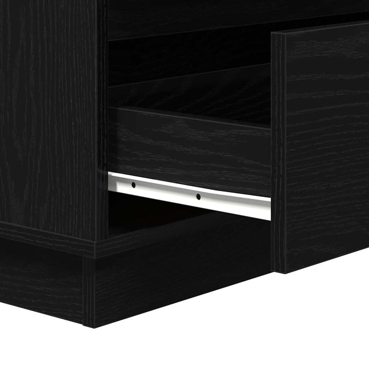 Natskab Sort eg 71 x 34,5 x 75 cm Konstrueret træ
