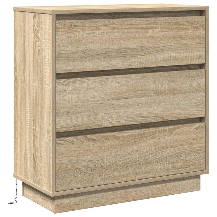 Natskab med skuffe Sonoma eg 71 x 34,5 x 75 cm Konstrueret træ