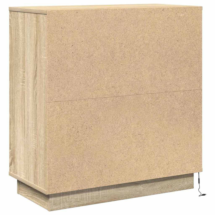 Natskab med skuffe Sonoma eg 71 x 34,5 x 75 cm Konstrueret træ