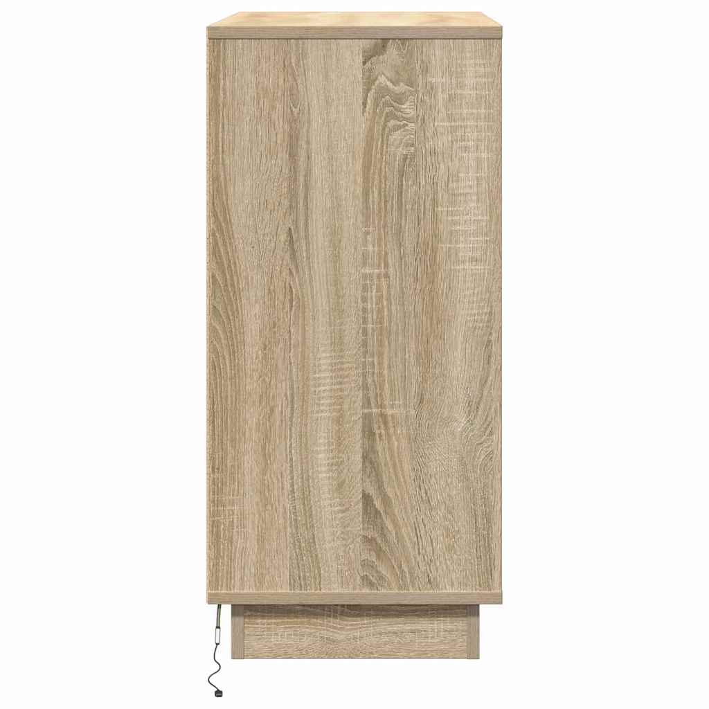 Natskab med skuffe Sonoma eg 71 x 34,5 x 75 cm Konstrueret træ