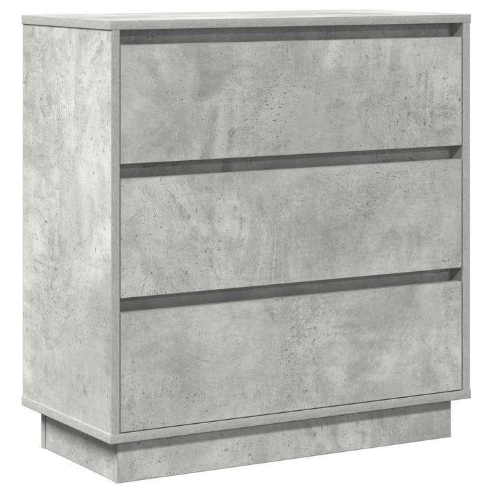 Natskab Beton Grå 71 x 34,5 x 75 cm Konstrueret træ