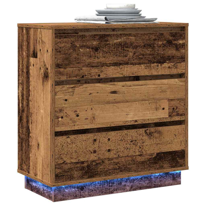 Natskab Gammelt træ 71 x 34,5 x 75 cm Konstrueret træ