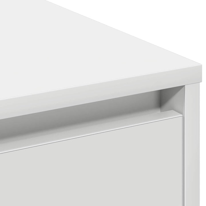 LED Sideboard Hvid 71 x 34,5 x 75 cm Konstrueret træ
