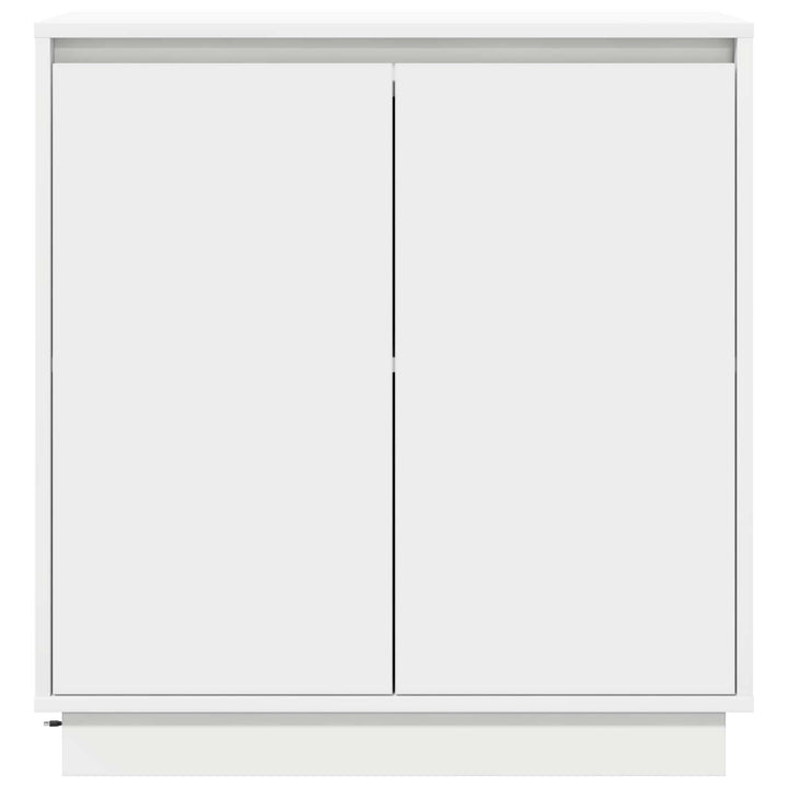 LED Sideboard Hvid 71 x 34,5 x 75 cm Konstrueret træ