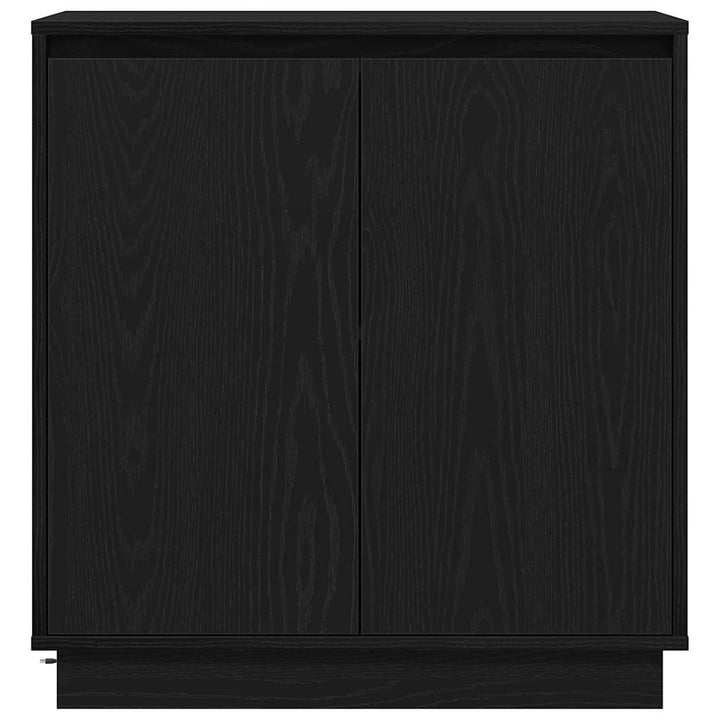 LED Sideboard Sort eg 71 x 34,5 x 75 cm Konstrueret træ