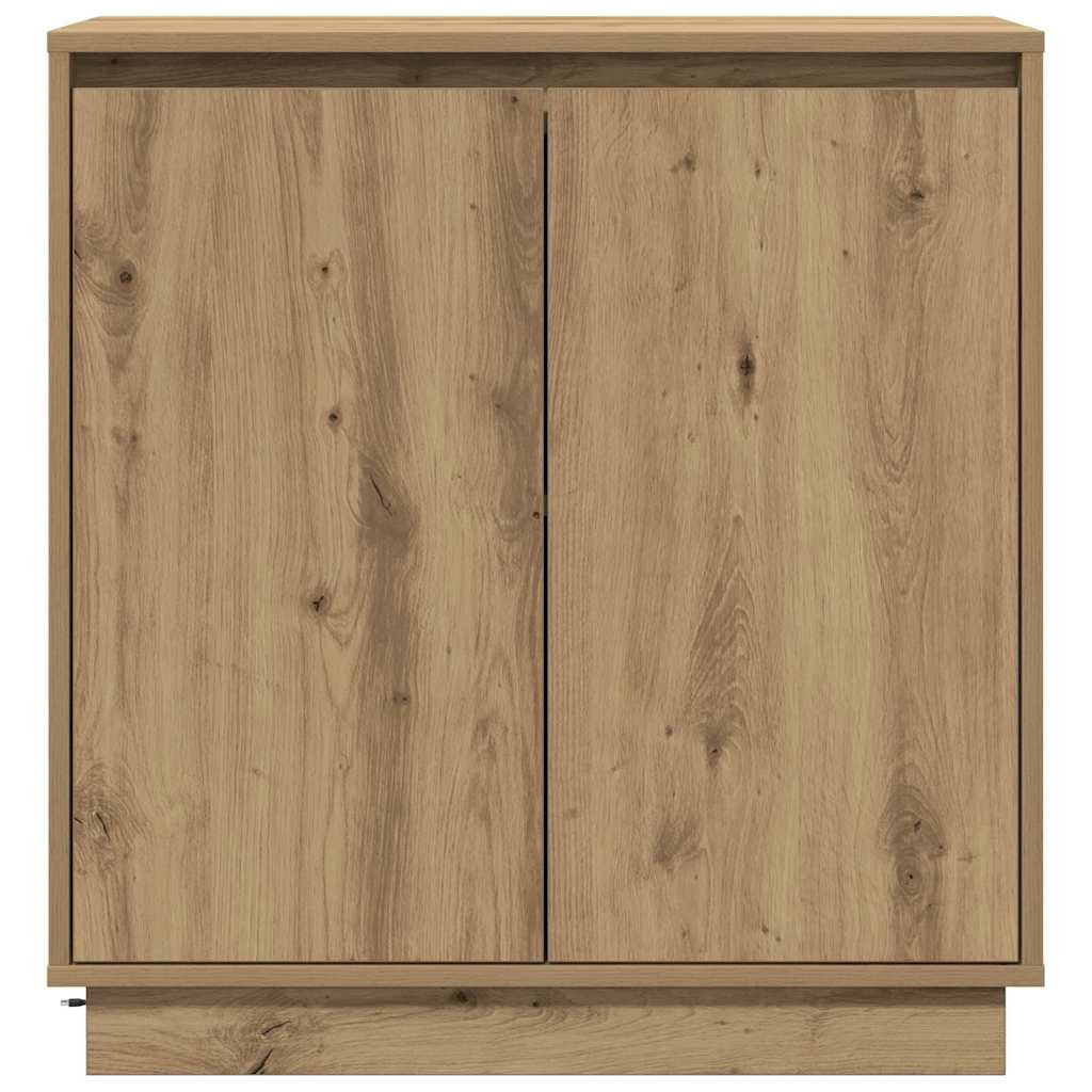 LED Sideboard Artisan-eg 71 x 34,5 x 75 cm Konstrueret træ