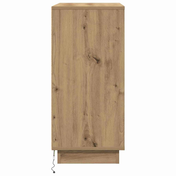 LED Sideboard Artisan-eg 71 x 34,5 x 75 cm Konstrueret træ