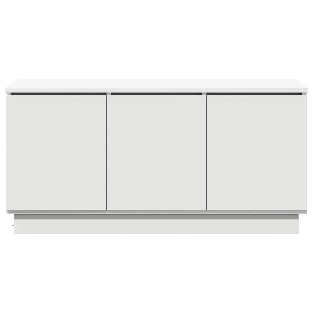 TV-skab Hvid 100 x 38 x 49 cm Konstrueret træ