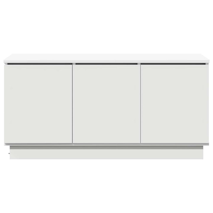TV-skab Hvid 100 x 38 x 49 cm Konstrueret træ