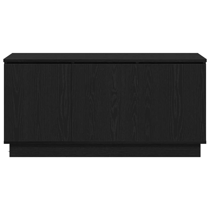 TV-skab Sort eg 100 x 38 x 49 cm Konstrueret træ