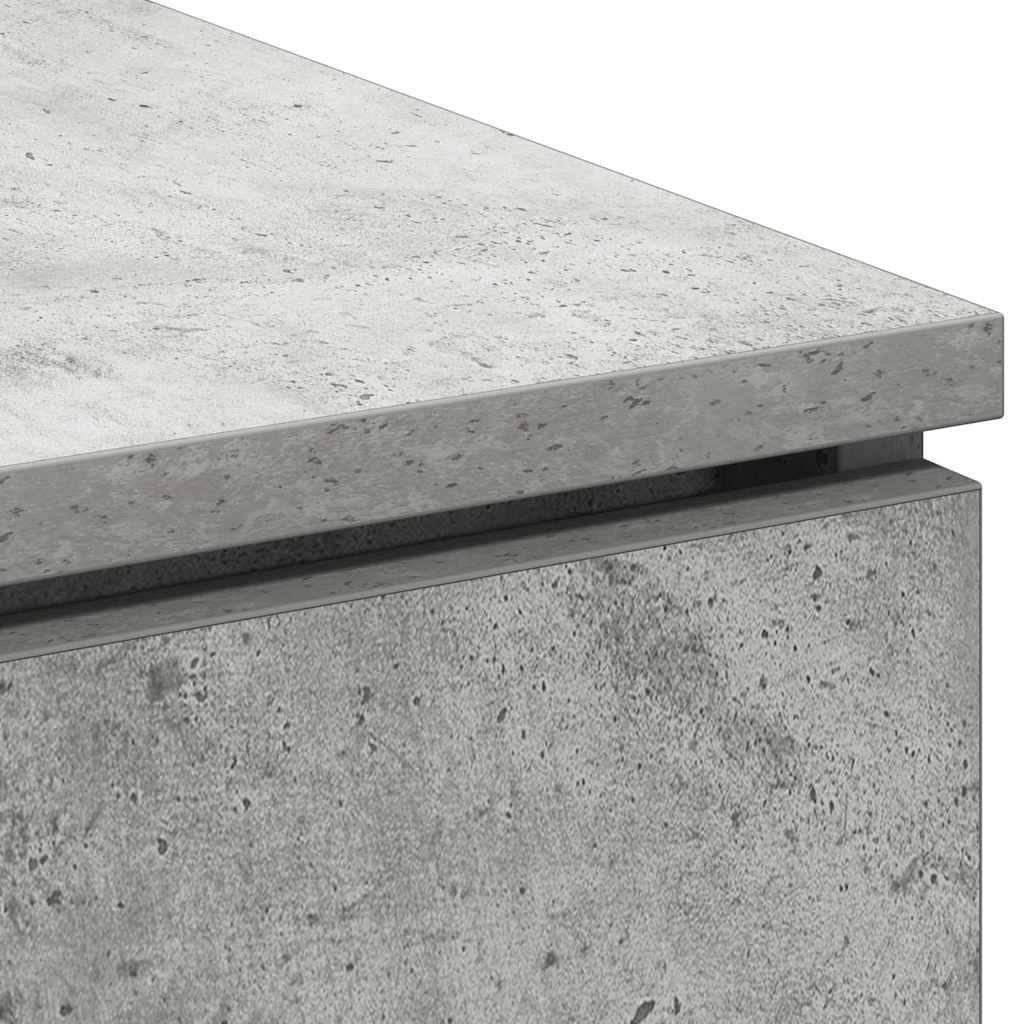 TV-skab Beton Grå 100 x 38 x 49 cm Konstrueret træ