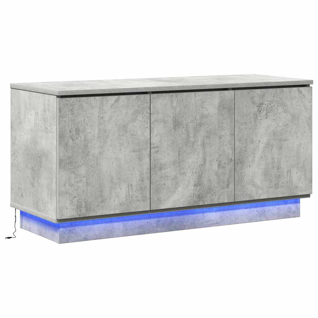 TV-skab Beton Grå 100 x 38 x 49 cm Konstrueret træ