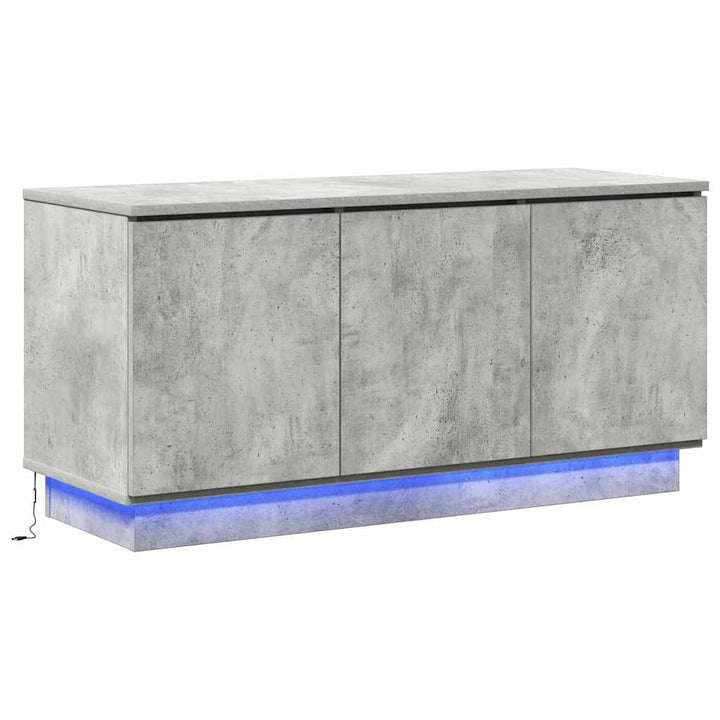 TV-skab Beton Grå 100 x 38 x 49 cm Konstrueret træ