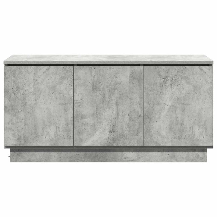 TV-skab Beton Grå 100 x 38 x 49 cm Konstrueret træ