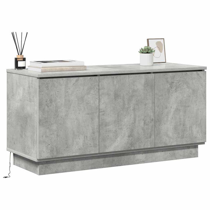TV-skab Beton Grå 100 x 38 x 49 cm Konstrueret træ