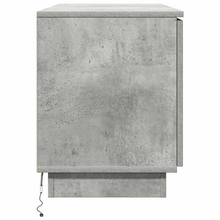 TV-skab Beton Grå 100 x 38 x 49 cm Konstrueret træ
