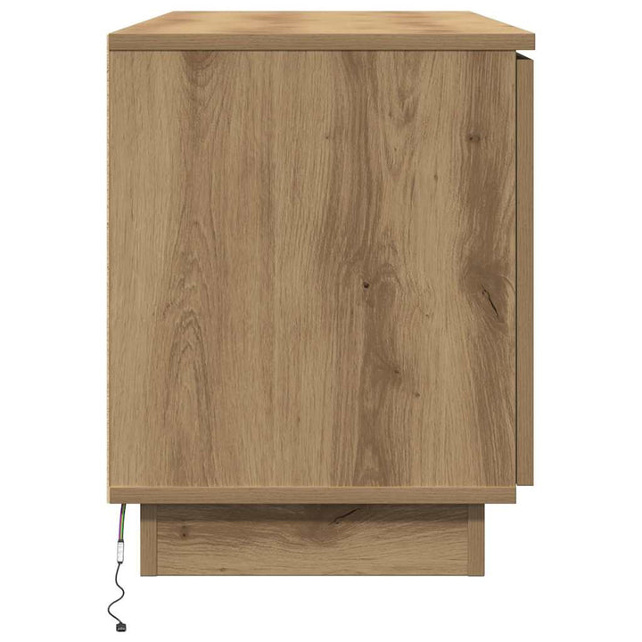 TV-skab 100 x 38 x 49 cm Artisan Egetræ Konstrueret træ