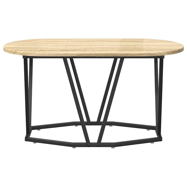 Sofabord Sonoma eg 80 x 40 x 40,5 cm Samlet træ og metal